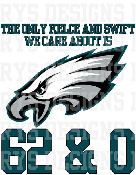 Kelce and Swift Eagles - Etsy