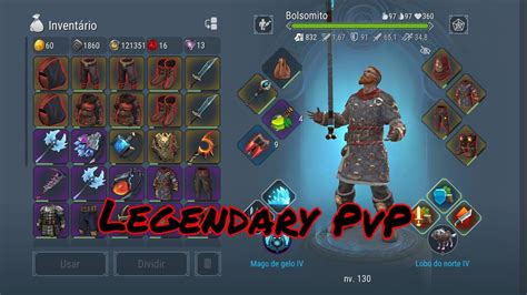 Frostborn PvP Ice Mage LV Bandit LV Full Legendary YouTube