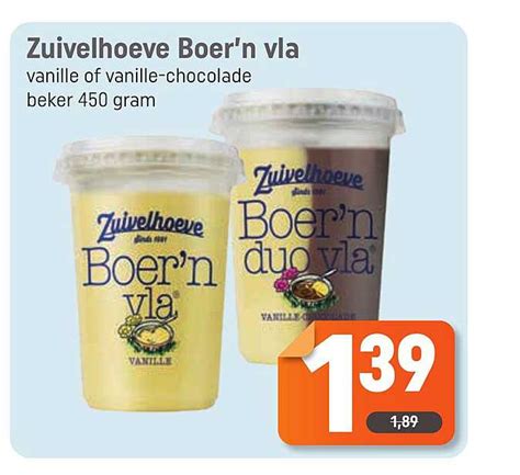 Zuivelhoeve Boer N Vla Aanbieding Bij Dagwinkel Folders Nl