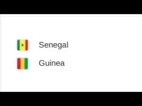 Afcon Reviews Senegal Guinea Youtube