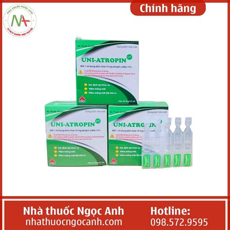 Quan trọng của thuốc nhỏ mắt uni atropin trong điều trị và cách sử dụng