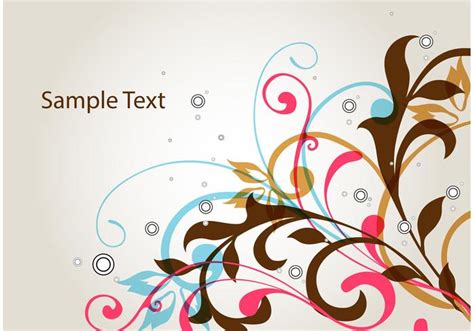 Floral Swirl Vector Background 86969 Vector Art at Vecteezy