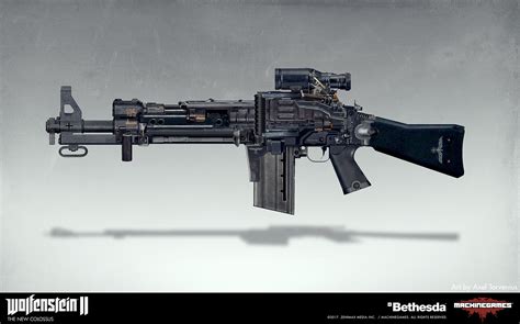 Axel Torvenius - Concept Art Wolfenstein The New Colossus - Sturmgewehr ...