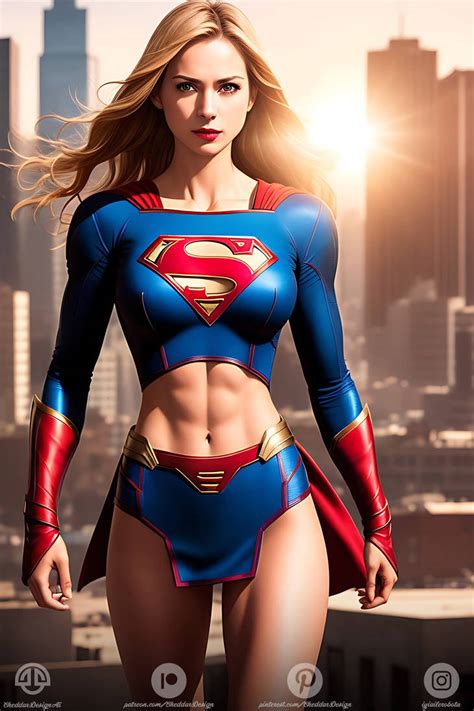 4k Supergirl S Sexy Poses 04 By Cheddardesignai On Deviantart