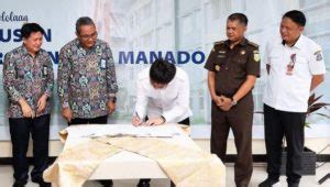 Serah Terima Pengelolaan Rusun Penghargaan Kota Manado Dihadiri