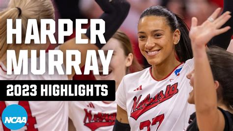 Harper Murray 2023 Ncaa Volleyball Tournament Highlights Youtube