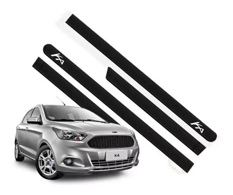 Friso Lateral Novo Ford Ka Hatch Sedan A Preto Ebony