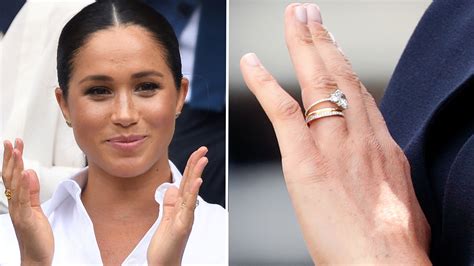 Meghan Markle’s Gold and Diamond Band Sparks Engagement Ring Trend — Photos | Allure