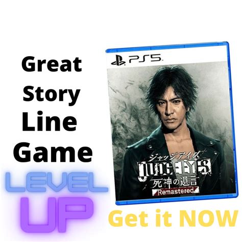 Ready Stock PS5 Judgment Judge Eyes 2021 Remastered Edition Chi Eng