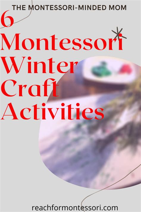 7 Montessori Winter Activities For Toddlers & Preschoolers — The ...