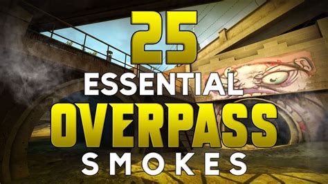 CS GO Essential Overpass Smokes 128 Tick YouTube