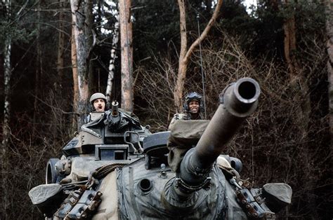 A US Army crew aims its M60A3 TTS during NATO Exercise Certain Sentinel ...