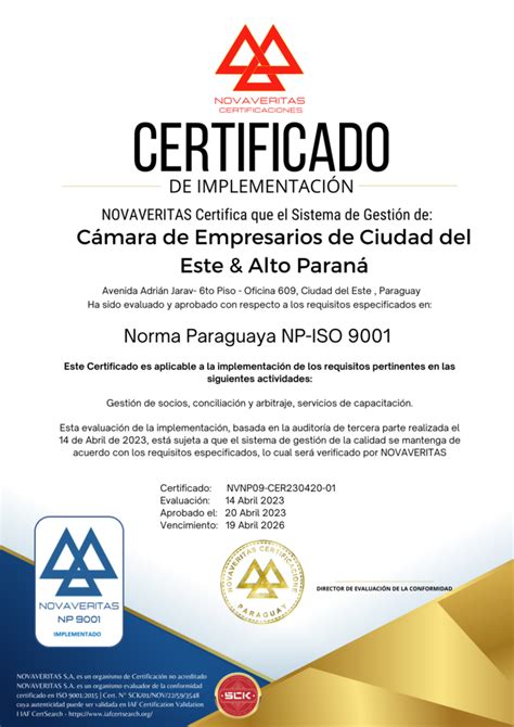 La importancia de la certificación ISO en la empresa y la propuesta de