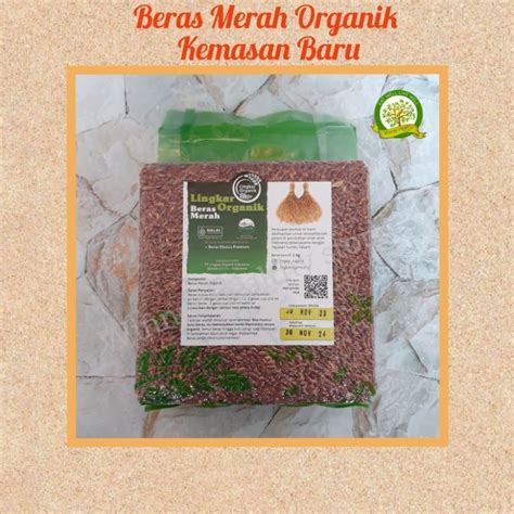 Jual Beras Merah Organik Kg Lingkar Organik Shopee Indonesia