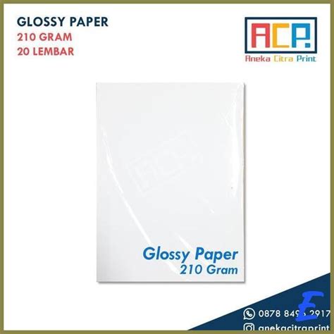 Jual Kertas Foto Glossy Photo Paper Gram Nkct Shopee Indonesia