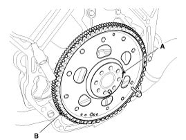 Kia Sedona Drive Plate Repair Procedures Cylinder Block Engine