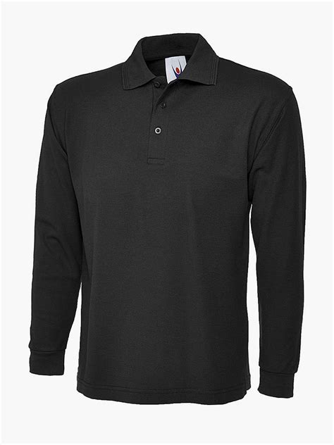 Uneek Longsleeve Poloshirt Custom Printed And Embroidered Workwear Lj