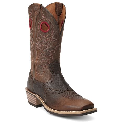 Square Toe Mens Cowboy Boots