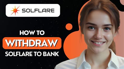 How To Withdraw From Solflare Wallet To Bank Account Youtube