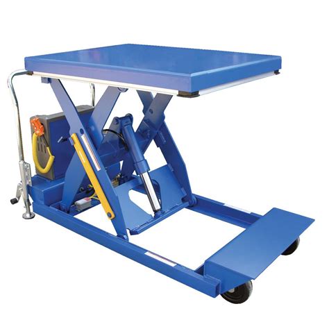 Vestil Lb In X In Electric Hydraulic Scissor Lift Table