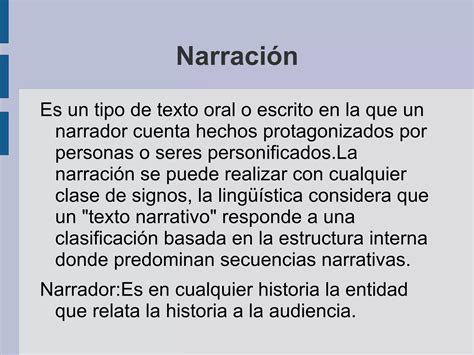 Textos Narrativos Ppt Descarga Gratuita