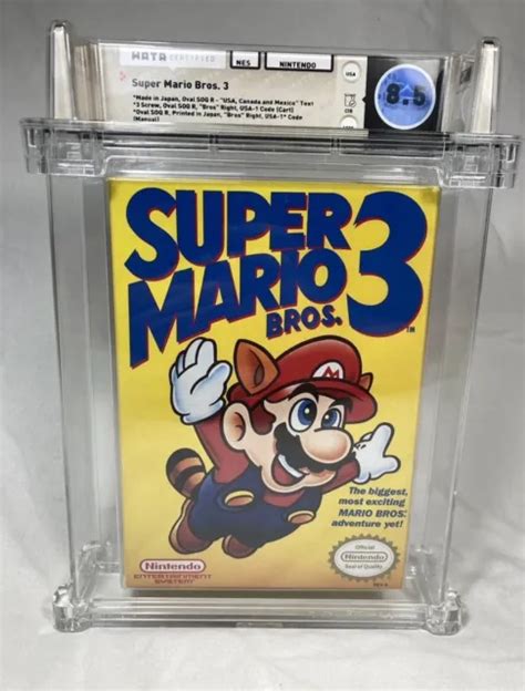 Super Mario Bros 3 Nintendo Nes 1990 Cib Wata 85 Eur 53782 Picclick Fr