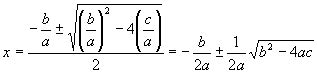 Math Help - Algebra - Quadratic Formula Derivation - Technical Tutoring