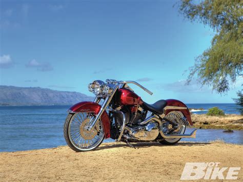 Hawaiian Beach Boy Harley Davidson Deluxe Hot Bike Magazine