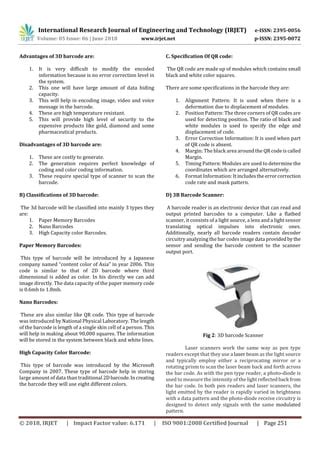 Irjet Study Of D Barcode With Steganography For Data Hiding Pdf