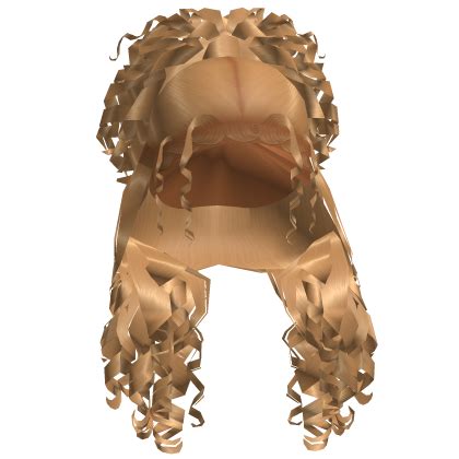Blonde Curly Half Up Half Down Roblox