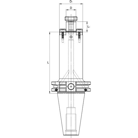 Fixed Drive Shell Mill Holder Chucks DIN 69871 SK 40 AD B EROGLU