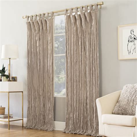 House Of Hampton® Fernandes Distressed Velvet Semi Sheer Tab Top Curtain Panel And Reviews Wayfair