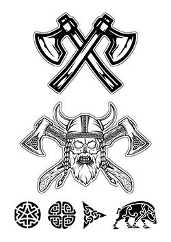 Трафареты для травления на топорах — 3mu.ru