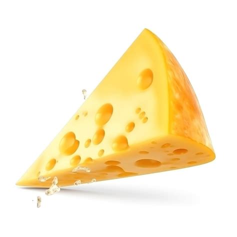 Premium Photo A Piece Of Cheese With Holes In It And The Word Cheese