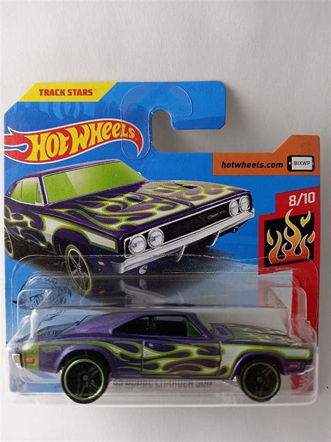 Miniatura Hot Wheels Dodge Charger 500 1969 HW Flames Minisclub