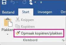 Opmaak Kopi Ren Plakken Gebruiken Ondersteuning Voor Office