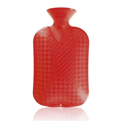Fashy Hot Water Bottle Rubber Red