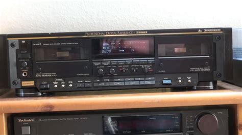 Fisher Cr Wz1 Dual Cassette Deck Professional Digital Reference