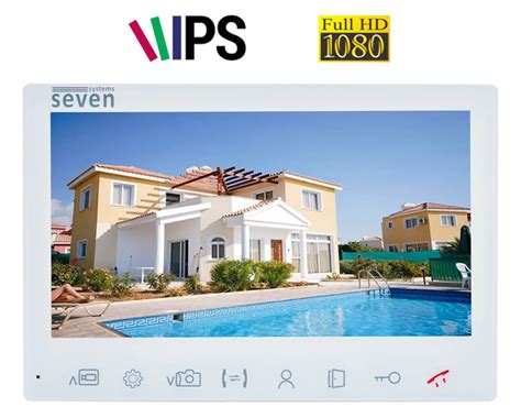 7″ Видеодомофон SEVEN DP-7575 FHD IPS white купить в ⁕ BEINSAFE.COM.UA ...