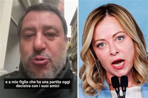 Salvini Il Rompicojoni Numero Uno Di Giorgia Meloni Il Capitone