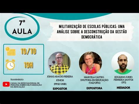 Aula 7 Militarização de Escolas públicas uma análise sobre a