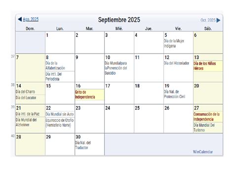 Calendario de Celebraciones y Eventos 2025 - Studocu