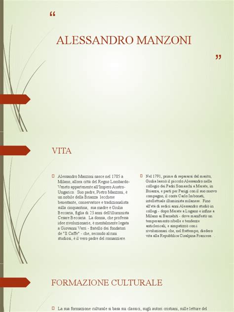 Alessandro Manzoni | PDF