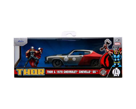 Jada 1:32 1970 Chevrolet Chevelle SS with Thor Figure - Marvel ...