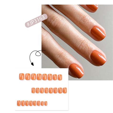 Mcolor Extra Short Press On Nails Square Nude Ombre Fake Nails Press Ons Glue Stick On Nails