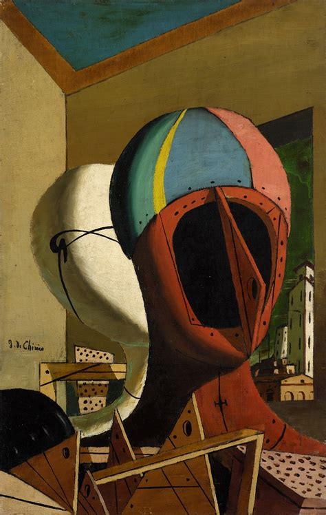 Giorgio De Chirico Composizione Metafisica Muse Metafisiche