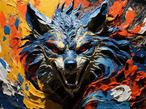Premium AI Image | Mythological Animal Loup Garou
