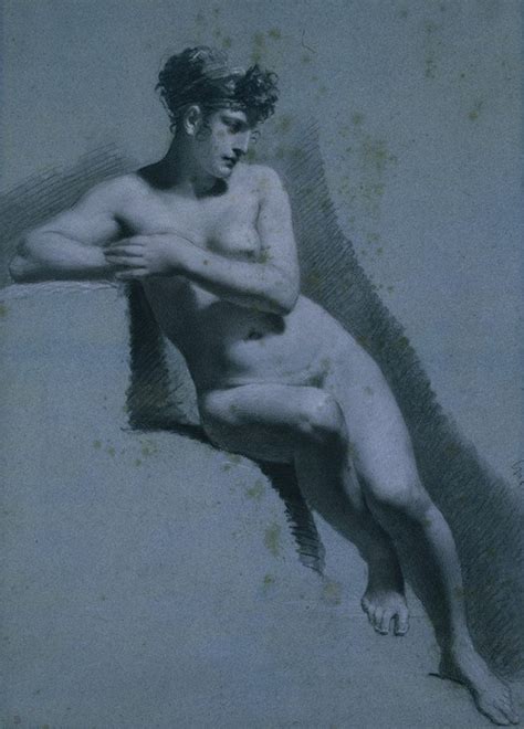 Male Nude Study By Pierre Paul Prud Hon Artvee