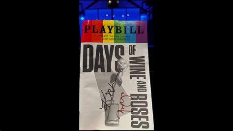 DAYS OF WINE AND ROSES CURTAIN CALL Starring KELLI O HARA BRIAN D