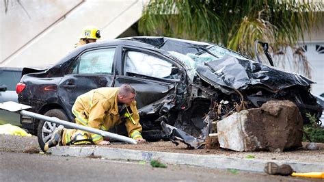 Two Dead After Car Veers Off Freeway Slams Into Pedestrians In Pismo